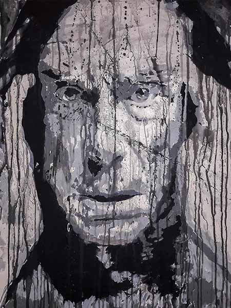 #IggyPop #AcrylicPunk on canvas painting 80x60 cm 2016 by #York