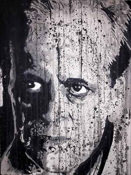 #KlausKinski #AcrylicPunk on canvas 80x60 cm 2018 by #York
