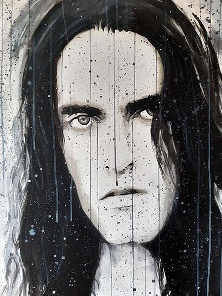 Peter Steele - Sänger #Acrylicpunk on canvas painting 2020 by #York 100x70 cm